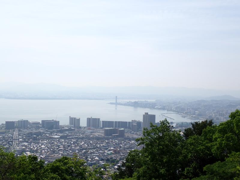宇佐山城からの眺め